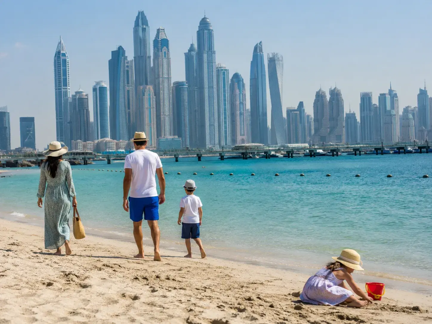 Dubai Beach Family Fun